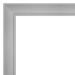 Polished Nickel Frame Wall Mirror - 40 x 28 Inch - Image 4
