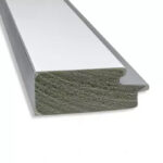 24" x 30" Non-Beveled Bathroom Wall Mirror - White Silver Frame, Rectangle, Polystyrene, Wall Mounted - Image 3
