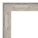 31" x 31" Square Non-Beveled Wall Mirror with Crackled Metallic Frame - Image 3