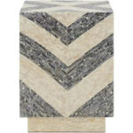 Modern Square Accent Stool - Image 9