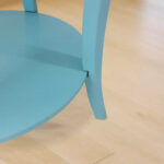 Round End Table with Display Shelf - Image 12