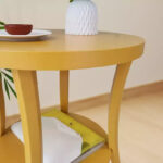 Round End Table with Display Shelf - Image 15