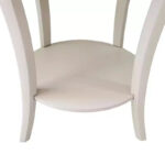 Round End Table with Display Shelf - Image 6