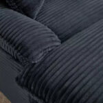 Oversized Chaise Lounge Chair with Ottoman and Pillows - Image 12