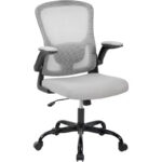 High-Back Mesh Office Chair with Adjustable Height and Flip-Up Armrests - Image 10