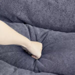 3-in-1 Convertible Velvet Sofa Chair with Adjustable Backrest - Image 25
