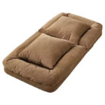 64.9'' 5-Position Adjustable Floor Sofa Bed, Upholstered Lounger for Adults & Pets, Foldable Lazy Couch - Image 17