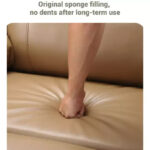 Manual Recliner Chair for Adults - PU Leather Single Sofa with Wide Seat for Living Room - Image 29