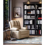 Manual Recliner Chair for Adults - PU Leather Single Sofa with Wide Seat for Living Room - Image 7