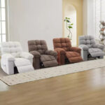 Rocking Recliner Chair with Massage and Heat Function, 2 Side Pockets - Image 7