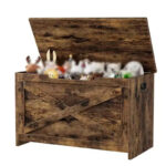 30-Inch Flip-Top Storage Chest with Safety Hinges - Image 12