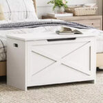 30-Inch Flip-Top Storage Chest with Safety Hinges - Image 2
