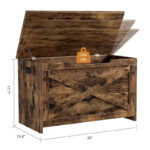 30-Inch Flip-Top Storage Chest with Safety Hinges - Image 9