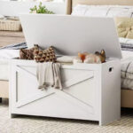 30-Inch Flip-Top Storage Chest with Safety Hinges