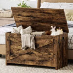 30-Inch Flip-Top Storage Chest with Safety Hinges - Image 7