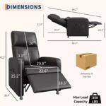 Electric Power Recliner Chair with Massage and Heat Function - Image 3