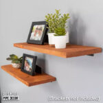24 in. Reclaimed Wood Wall Shelf - Image 6