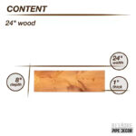 24 in. Reclaimed Wood Wall Shelf - Image 9