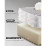 Rocking Recliner Chair, 360 Swivel Rocker, Single Sofa, Extra Wide Manual Recliner, Chenille Upholstery - Image 3