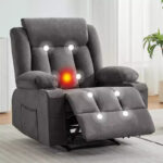 Massage Rocker Recliner Chair with Side Pockets and Cup Holder - Image 13