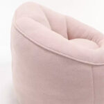 Foam Filled Bean Bag Chair with Foot Stool - Image 3