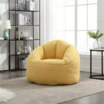 Foam Filled Bean Bag Chair with Foot Stool - Image 16