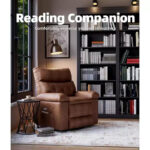PU Leather Power Lift Recliner Chair with Cup Holders and Adjustable Backrest - Image 15