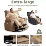 Manual Recliner Rocking Chair with Massage and Heating Function - Image 15