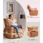Manual Recliner Rocking Chair with Massage and Heating Function - Image 20