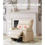 Manual Recliner Rocking Chair with Massage and Heating Function - Image 6