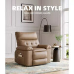 Manual Recliner Rocking Chair with Massage and Heating Function - Image 9
