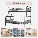 Twin Over Full Metal Bunk Bed Frame - Image 6
