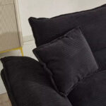 Corduroy Sofa Sleeper Loveseat with Pillows - Image 18