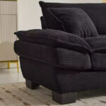 Corduroy Sofa Sleeper Loveseat with Pillows - Image 19