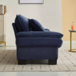 Corduroy Sofa Sleeper Loveseat with Pillows - Image 24