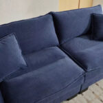 Corduroy Sofa Sleeper Loveseat with Pillows - Image 27