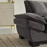 Corduroy Sofa Sleeper Loveseat with Pillows - Image 36