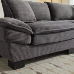 Corduroy Sofa Sleeper Loveseat with Pillows - Image 37