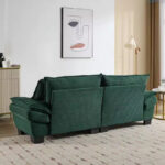 Corduroy Sofa Sleeper Loveseat with Pillows - Image 43