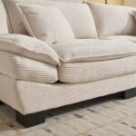 Corduroy Sofa Sleeper Loveseat with Pillows - Image 6