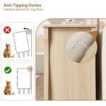 Wide 6-Drawer Wooden Dresser with Textured Front - Image 15