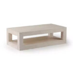 Rectangular Coffee Table with Bottom Shelf, 48" x 24" - Image 16