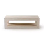 Rectangular Coffee Table with Bottom Shelf, 48" x 24" - Image 18