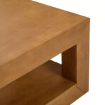 Rectangular Coffee Table with Bottom Shelf, 48" x 24" - Image 9