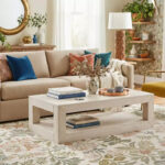 Rectangular Coffee Table with Bottom Shelf, 48" x 24" - Image 14