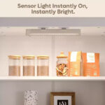 72 Inch Tall Kitchen Pantry Storage Cabinet with Doors and Shelves, Food Pantry Cabinet with Motion Sensor Light - Image 10