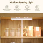 72 Inch Tall Kitchen Pantry Storage Cabinet with Doors and Shelves, Food Pantry Cabinet with Motion Sensor Light - Image 4